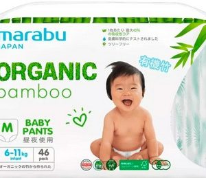 Подгузники-трусики Organic bamboo M 6-11кг 46шт