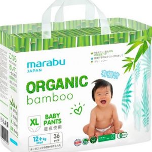 Подгузники-трусики Organic bamboo XL 12+ кг 36шт