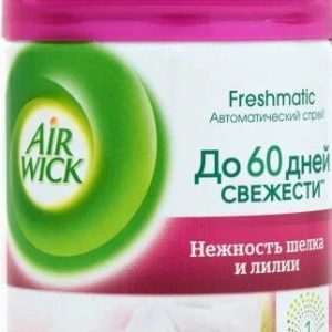 Освежитель воздуха Air Wick Нежный шелк и лилия смен балон сухое распыление 250мл