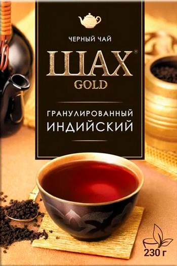 Чай Шах Голд гранулир черный 230г
