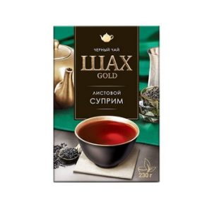 Чай Шах Голд Суприм лист черный 200г