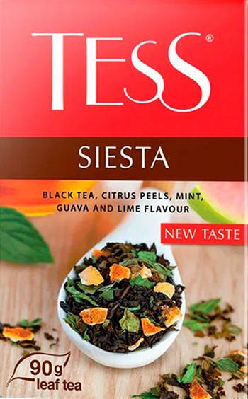 Чай Tess Siesta черный 90г