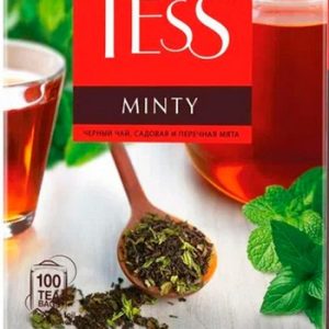 Чай Tess Minty лист черный 100*1,5г