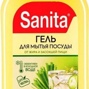 Гель д/мытья посуды Sanita Огурец и лемонграсс 900мл