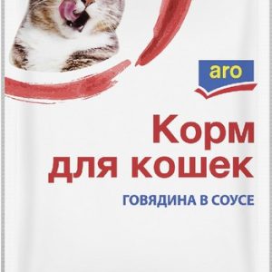 Корм д/кот Aro говядина в соусе м/у 85г