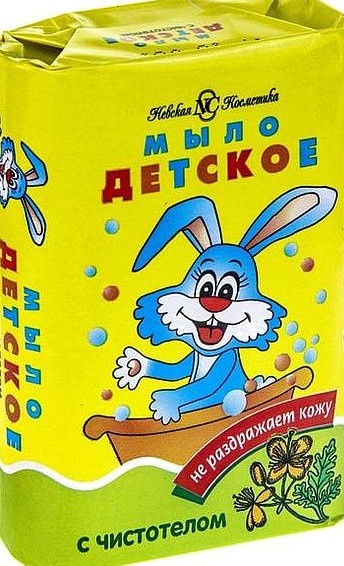 Мыло Невская косметика Детское с чистотелом 90г
