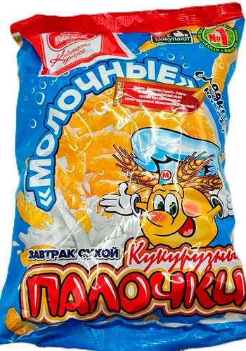 Кукурузные палочки МакДак молочные 75г