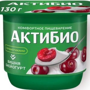 Биойогурт Данон АктиБио вишня 2,9% 130г без змж