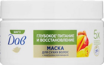 Маска д/волос Dove Глубокое питание и восстановление Манго 300мл