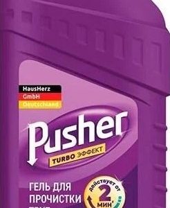 Средство д/прочистки труб и удаления засоров Pusher 0,5л 802630/439