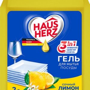 Средство д/мытья посуды Haus Herz Сочный лимон 2л 802741/958