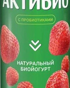 Биойогурт Данон АктиБио клубника-земляника 1,5% бут 260г без змж