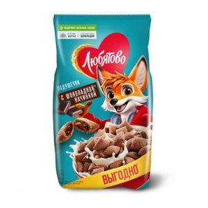 Подушечки Любятово шоколадные м/у 500г