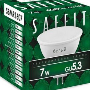 Лампа светодиодная Saffit 7Вт GU5.3 MR16 SBMR1607 1шт