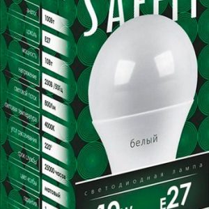 Лампа светодиодная Saffit E27 10Вт A60 SBA6010 1шт