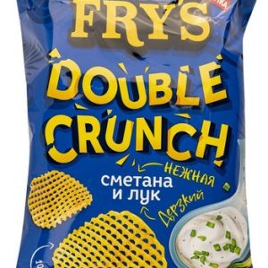 Чипсы Фрайс рифленые нежная сметана и дерзкий лук м/у 70г