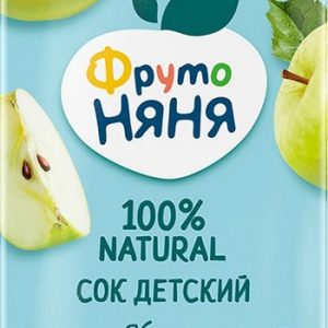 Сок ФрутоНяня яблочный осветл б/сахара с 3-х лет т/п 500мл