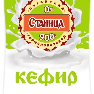 Кефир Станица 0% п/э 0,9л без змж