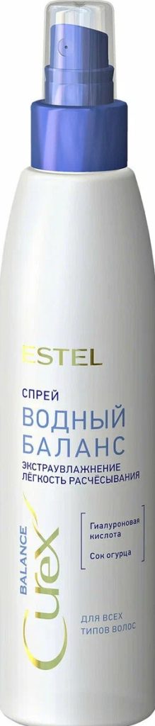 Спрей Estel Curex Aqua Balance водный баланс д/всех типов волос 200мл