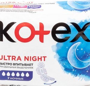 Прокладки Kotex Ultra Dry&Soft Night 7шт