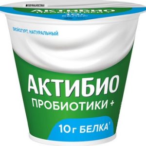 Биойогурт Данон АктиБио натуральный 3,5% стак 220г без змж