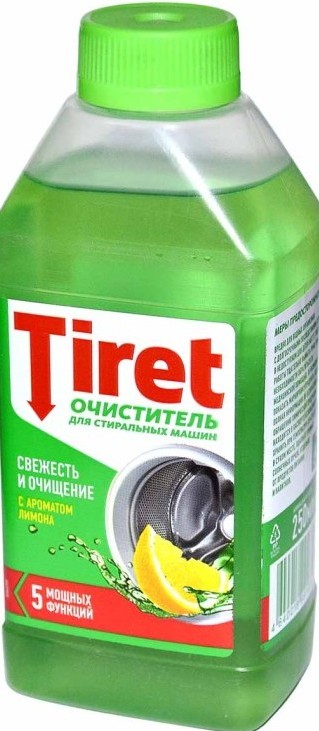 Очиститель д/стиральных машин Tiret Лимон 250мл