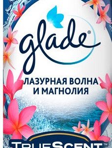 Освежитель воздуха Glade Лазурная волна и Магнолия сухое распыление 300мл