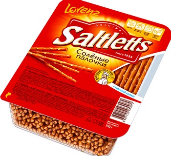 Палочки Saltletts соленые классические 150г