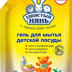 Средство д/мытья посуды Ушастый Нянь ромашка и алоэ гель 500мл