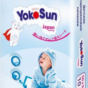 Пеленки YokoSun детские однораз 50х50 10шт