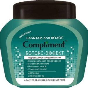 Бальзам д/тонких и ломких волос Compliment Ботокс-эффект 500 мл