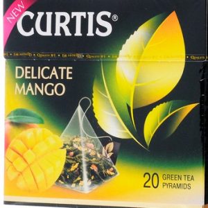 Чай Curtis Delicate mango зелен пирам 20*1,8г