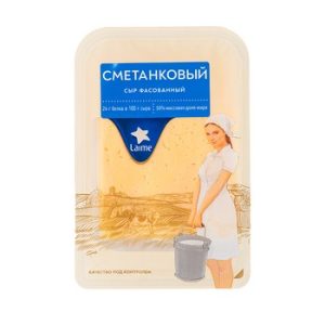 Сыр Laime Сметанковый 50% слайсы 125г без змж