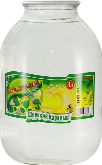 Напиток Широкий Карамыш березовый ст/б 3л