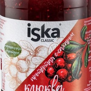 Ягода Iska протертая клюква ст/б твист 420г