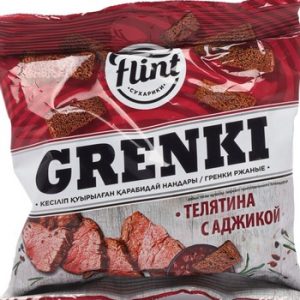 Гренки Flint ржаные Телятина с аджикой 60г