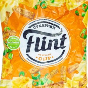 Сухарики Flint пшенично-ржаные Сыр 60г