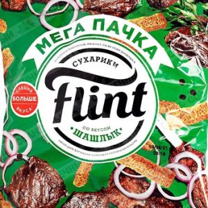 Сухарики Flint пшенично-ржаные Шашлык 100г