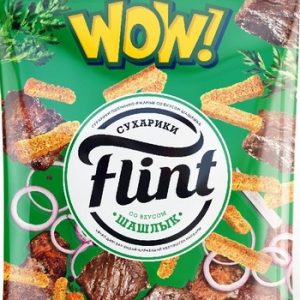Сухарики Flint пшенично-ржаные Шашлык 190г