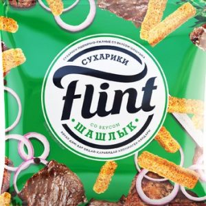 Сухарики Flint пшенично-ржаные Шашлык 60г