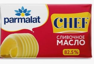 Масло Parmalat Chef сладко-сливочное 82,5% 180г без змж