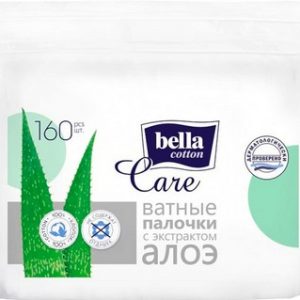 Палочки ватные Bella ватные палочки с экстрактом алоэ м/у 160шт