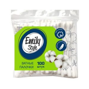 Палочки ватные Emily Style м/у 100шт
