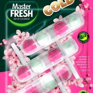 Блок д/унитаза Master Fresh Color Duo Effect 5в1 сакура 1200 смыв 3шт