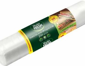 Пакеты д/продуктов Master Fresh 7мкм 250шт