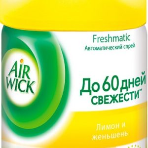 Освежитель воздуха Air Wick Женьшень и лимон смен балон сухое распыление 250мл
