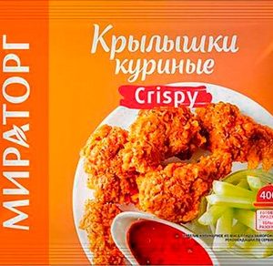 Крылышки Мираторг куриные Криспи с/м 400г