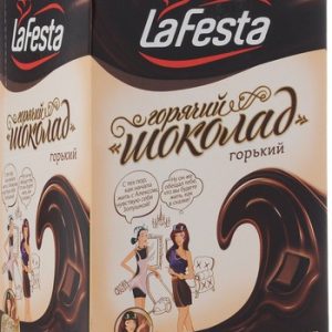 Горячий шоколад ЛаФеста горький стик 10*22г