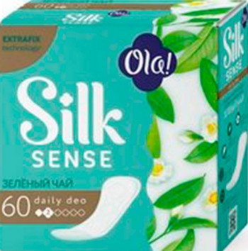 Прокладки Ola! Silk Sense зеленый чай ежедневные 60шт