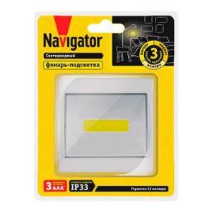 Фонарь Navigator 14 231 NPT-PL03-3AAA 1COB LEDx3Вт 1реж
